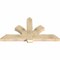 Ekena Millwork Redmond Rough Sawn Timber Gable Bracket, Douglas Fir, 60"W x 32"H x 4"D x 6"F, 13/12 Pitch GBW060X32X0406RED00RDF - alternate 3